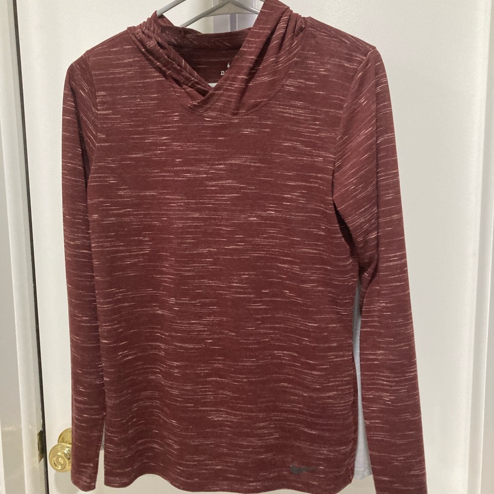 Nike Dri-FIT Burgundy Hoodie
